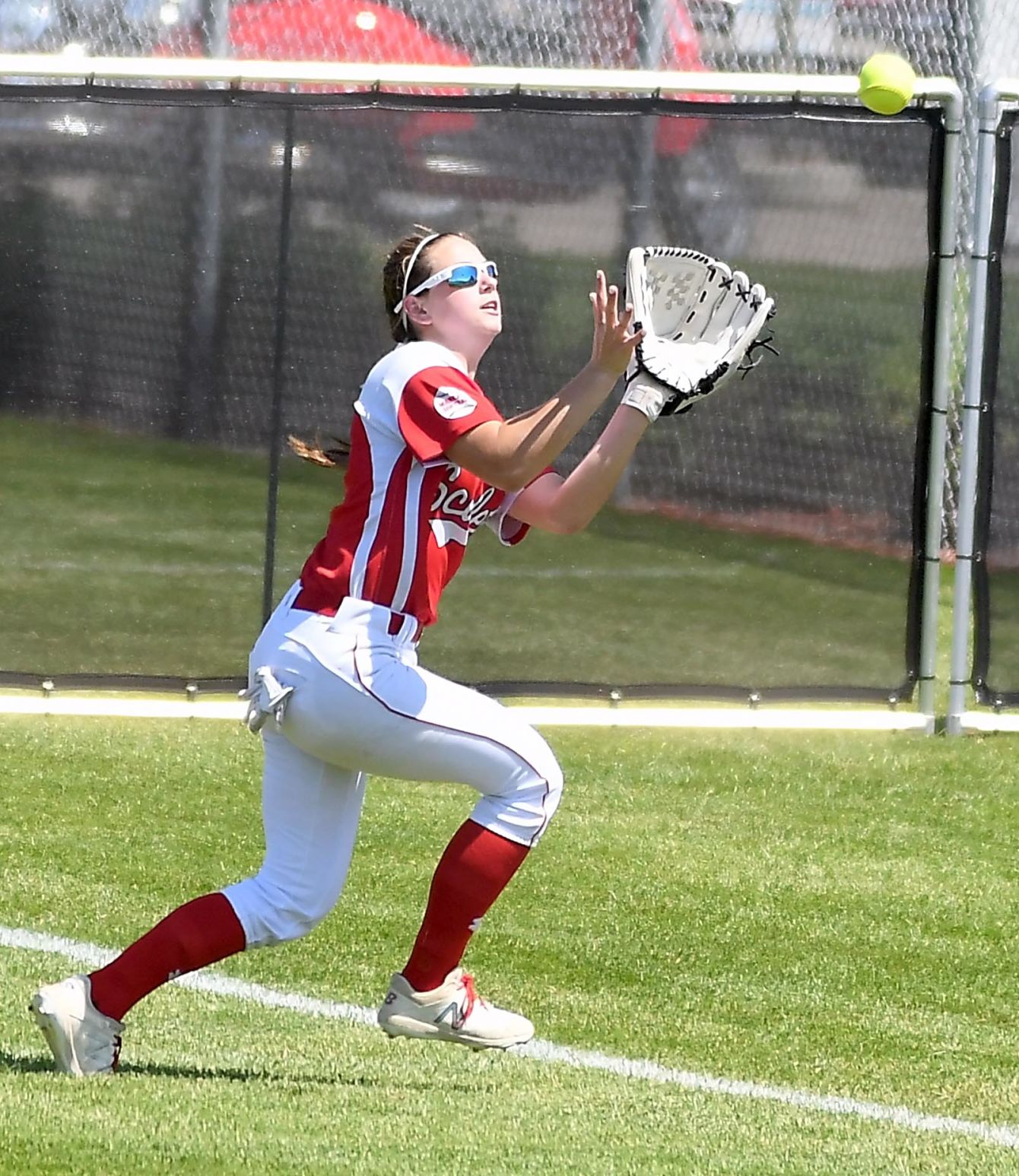 Mankato West softball v. Visitation 2